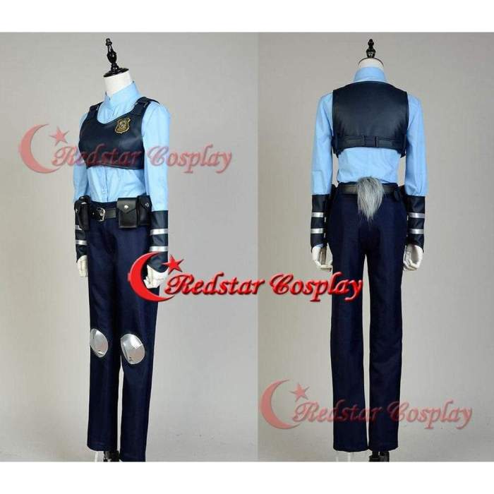 Zootopia Cosplay Judy Traffic Police Officer Judy Hopps Cosplay Costume Uniform Outfit