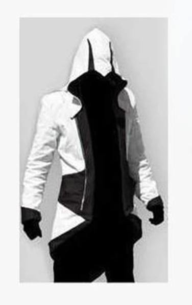 Assassins Creed Cosplay Adult Men Women Streetwear Hooded Jacket Coats Outwear Costume Edward