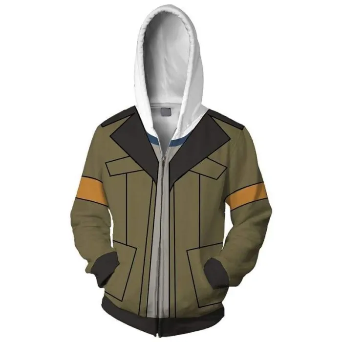 Voltron:Legendary Defender Hoodie Lance 3D Zip Up Sweatshirt Unisex
