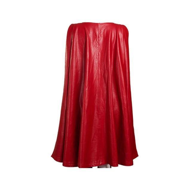 Supergirl Costume Cloak Skirt Movie Halloween Carnival Cosplay Costumes For Women And Girls