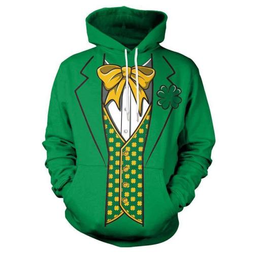 Unisex 3D Hoodie For Irish Festival Party Dinner