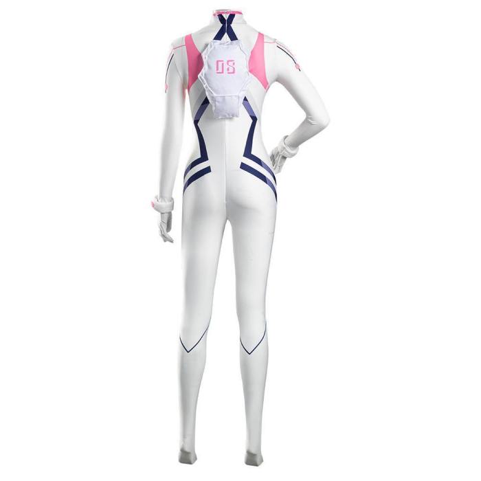 Evangelion 4.0 Final Eva Makinami Mari Illustrious White Jumpsuit Battle Outfits Halloween Carnival Suit Cosplay Costume
