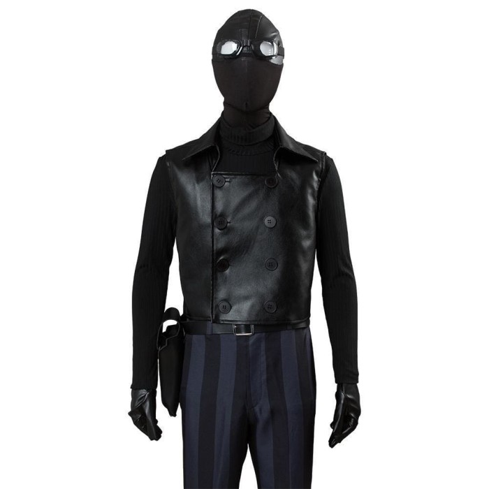 Spider-Man: Into The Spider-Verse Spider-Man Noir Cosplay Costume