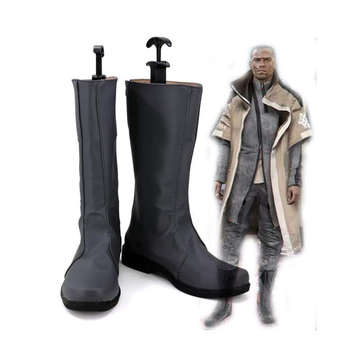 Detroit: Become Human Markus Cosplay Shoes Boots