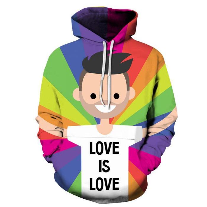 Love Is Love 3D - Sweatshirt, Hoodie, Pullover