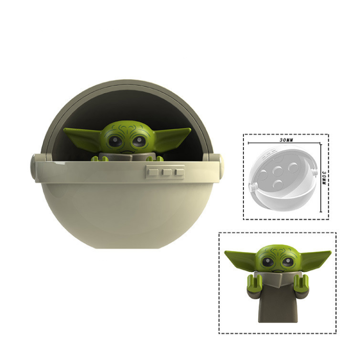 Star Wars The Mandalorian Baby Yoda Grogu Building Blocks Toys