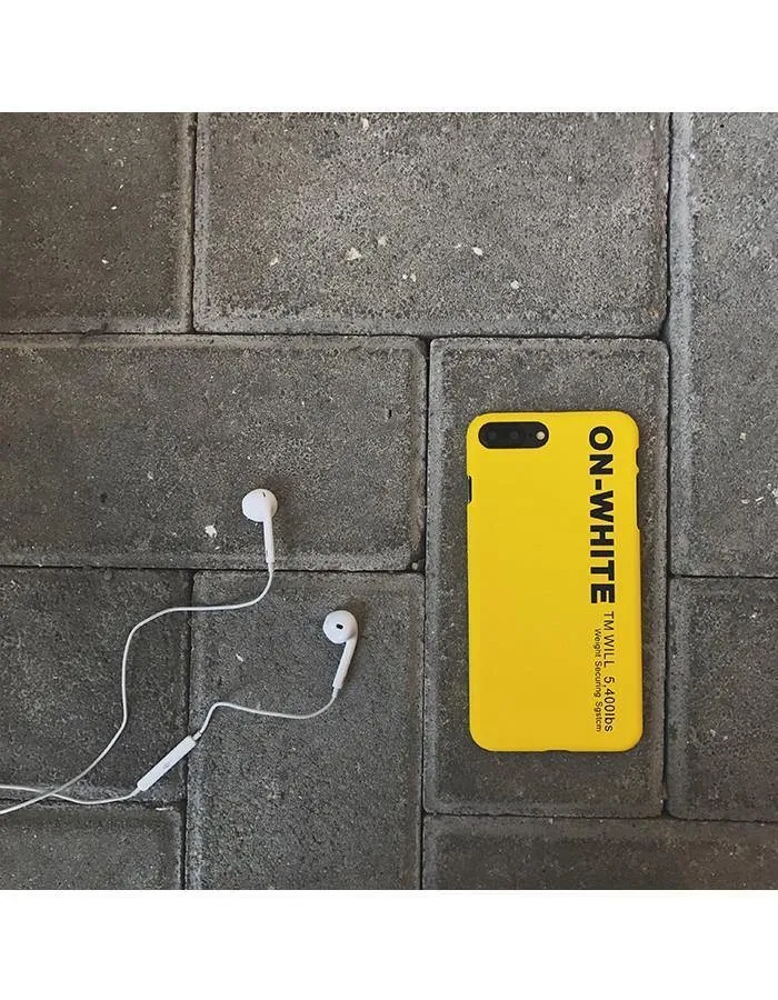 On-White Matte Hard Phone Case