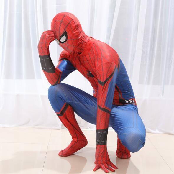 Adult Kids Avengers Spiderman Homecoming Suit Halloween Costume
