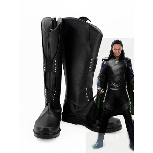Thor 3 Ragnarok Loki Cosplay Boots Halloween Shoes