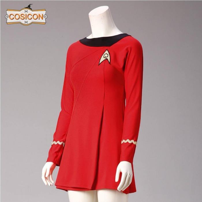 Star Trek Tos The Original Series Female Duty Uniform Dress Cosplay Costumes