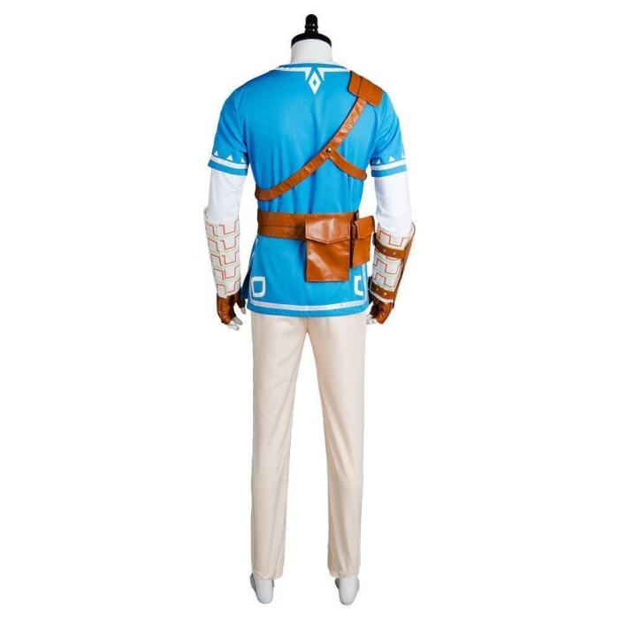 The Legend Of Zelda: Breath Of The Wild Link Suit Uniform Cosplay Costume Outfit