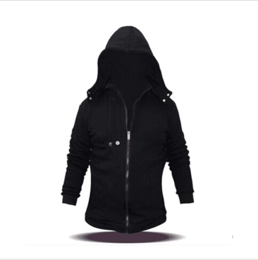 Tokyo Ghoul Cosplay Costume Ken Kaneki Outfit Jacket Attire Hoodie Hooded Black Sweatshirt