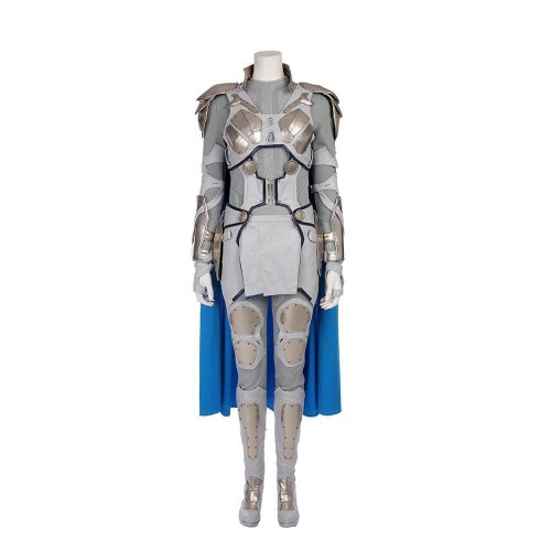 Thor 3 Ragnarok Valkyrie Costume White Suit Halloween Costume Full Set Outfit
