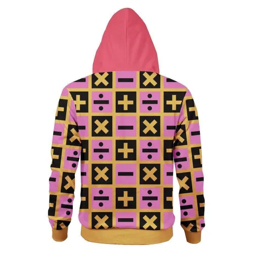 Unisex Trish Una Hoodies Jojo'S Bizarre Adventure Pullover 3D Print Jacket Sweatshirt