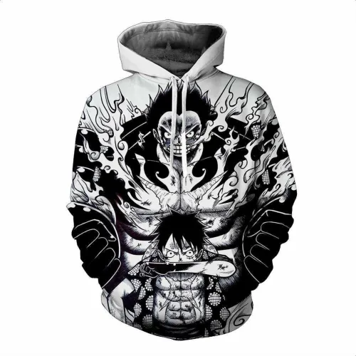 One Piece Hoodie - Monkey D. Luffy Pullover Hoodie Csso012