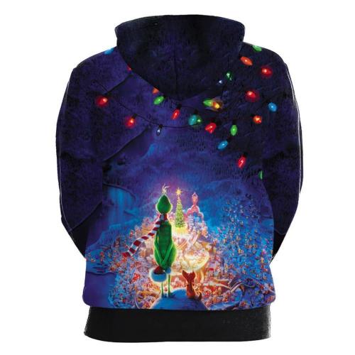 Grinch Hoodie - The Grinch Pullover Hooded Sweatshirt