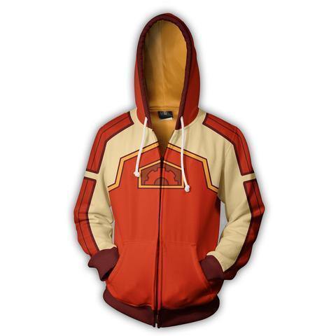 New Avatar: The Last Airbender Costumes Aang Sweatshirts Cosplay 3D Printed Fashion Cartoon Men'S Hooded Sweater Zipper Jackets