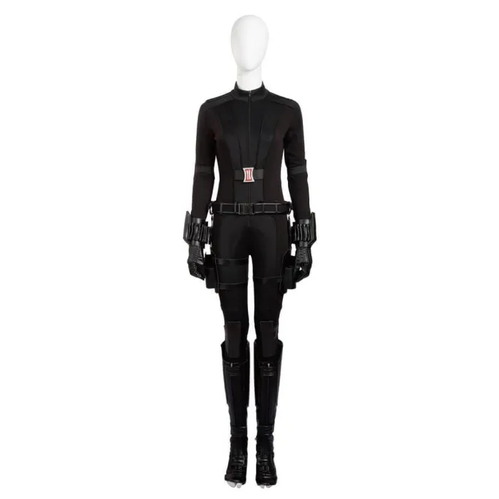 Captain America 3 Black Widow Costume Halloween Cosplay Suit