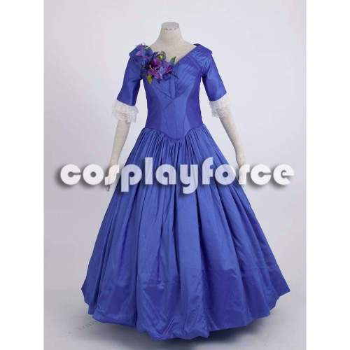 Film The Young Victoria Blue Cosplay Court Dress