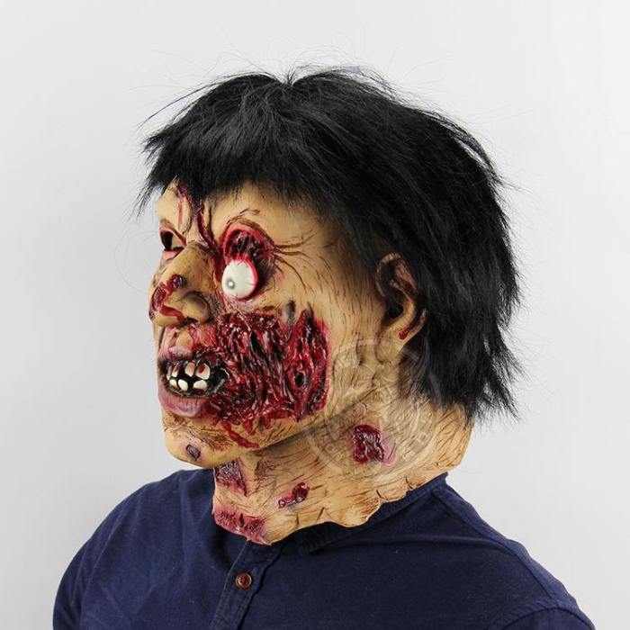 Green Face Joker Halloween Party Mask Clown Latex Masks