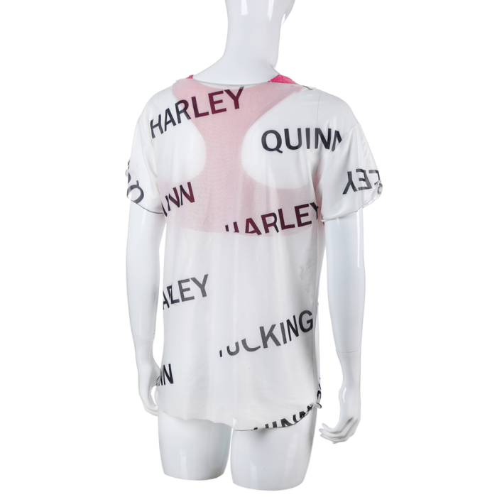Birds Of Prey Harley Quinn T-Shirt Cosplay Halloween Costumes Props