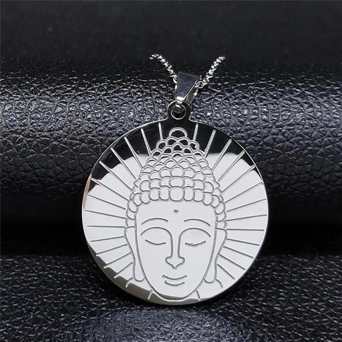 Meditating Buddha Charm Necklace