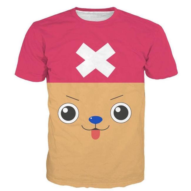 One Piece T-Shirt - Chopper Tee 3D Print T-Shirt Csso034