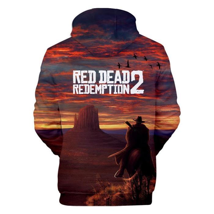 Game Red Dead Redemption 2 Cosplay Hoodies Sweatshirts