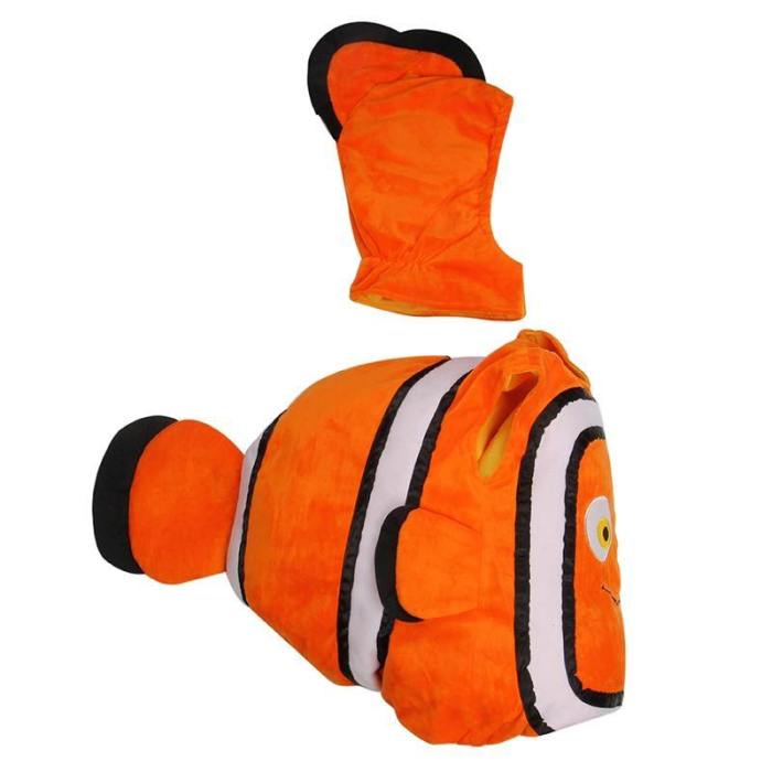 Deluxe Adorable Child Clownfish From Pixar Animated Film Finding Nemo Little Baby Fishy Mascot Halloween Cosplay Costume