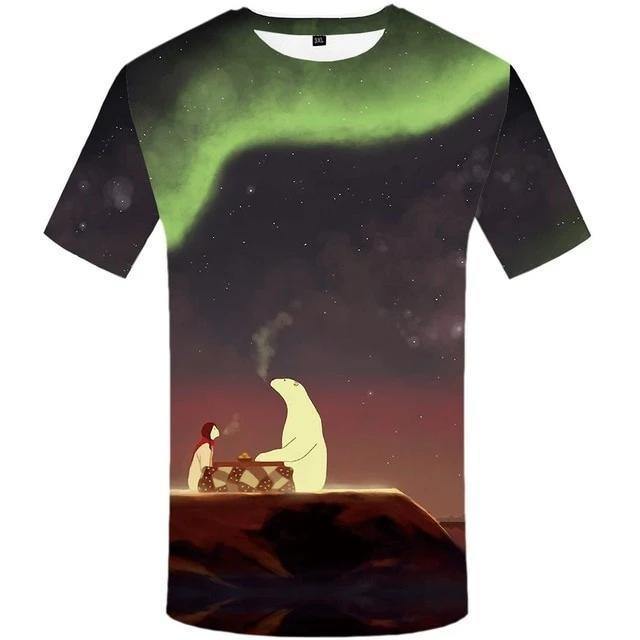 Kyku Slipknot Tshirt Men Band T Shirt Green Hip Hop Tee Streetwear Anime Clothes Character 3D T-Shirt Cool Mens Clothing