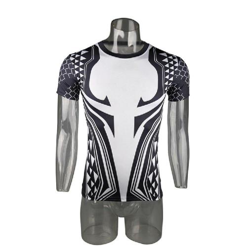 Aquaman 3D Printed T Shirts Men Compression Shirt  Cosplay Costume