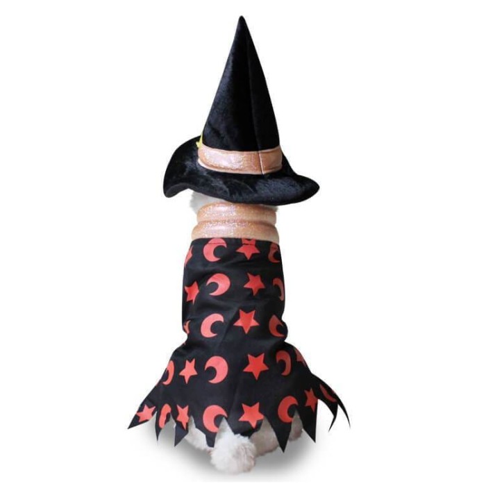 Wizard Cloak Pet Costume Halloween Party Pet Suit