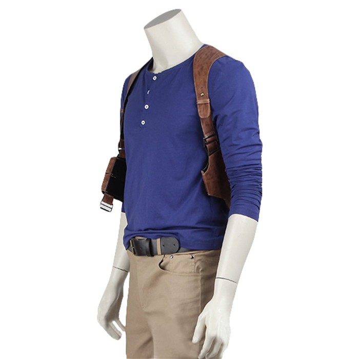 Uncharted 4 : A Thief'S End Nathan Drake Suit Cosplay Costume