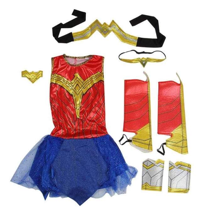 Deluxe Child Dawn of Justice Wonder Woman Costume for Girl