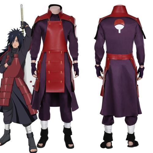 Naruto-Uchiha Madara Top Pants Outfits Halloween Carnival Suit Cosplay Costume