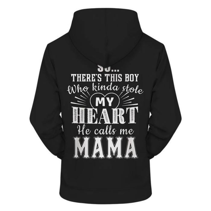 My Son Stole My Heart 3D - Sweatshirt, Hoodie, Pullover