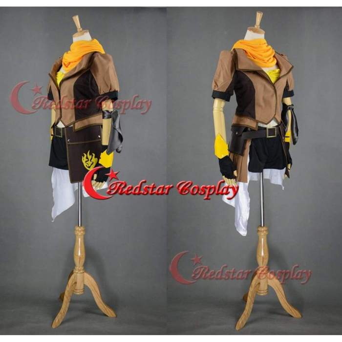 Rwby Yellow Trailer Yang Xiao Long Cosplay Costume Custom In Any Size
