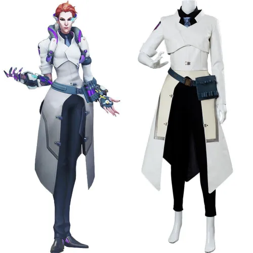 Overwatch Moira O'Deorain Scientist Skin Cosplay Costume