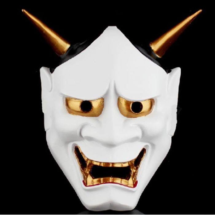 Vintage Buddhist Evil Oni Noh Hannya Halloween Costume Horror Masks