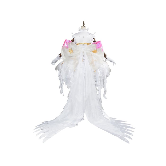 Cardcaptor Sakura:Clear Card Sakura Kinomoto Snow Angel Fancy Dress Cosplay Costume