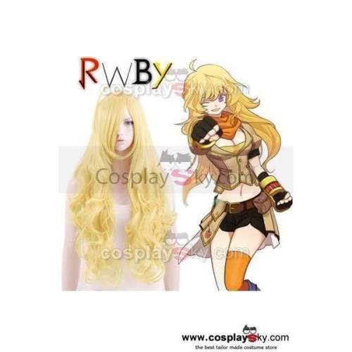 Rwby Yellow Trailer Yang Xiao Long Cosplay Wig