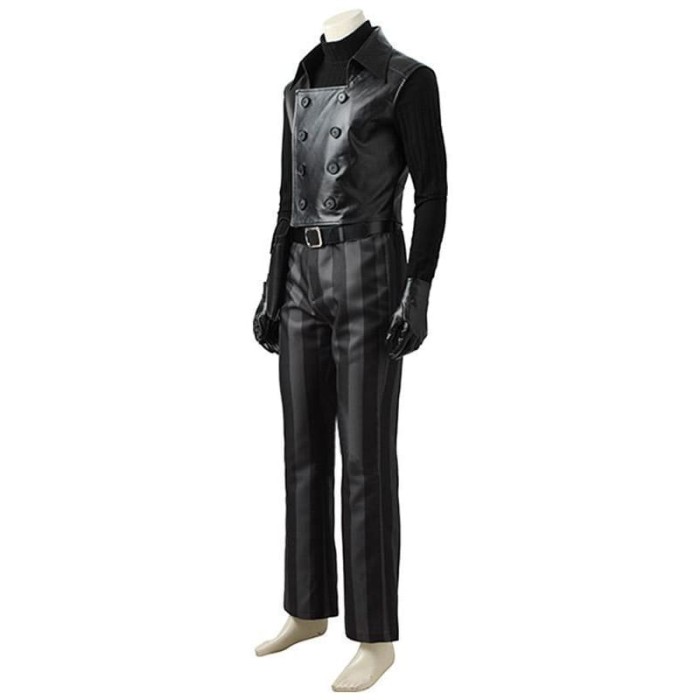 Spider-Man: Into The Spider-Verse Spider-Man Noir Outfit Cosplay Costume