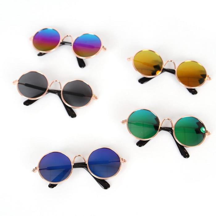 Retro Round Trendy Sunglasses For Cats And Dogs