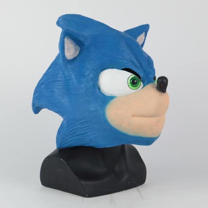 Sonic Mask The Hedgehog Cosplay Costume Mask Halloween Masquerade Props
