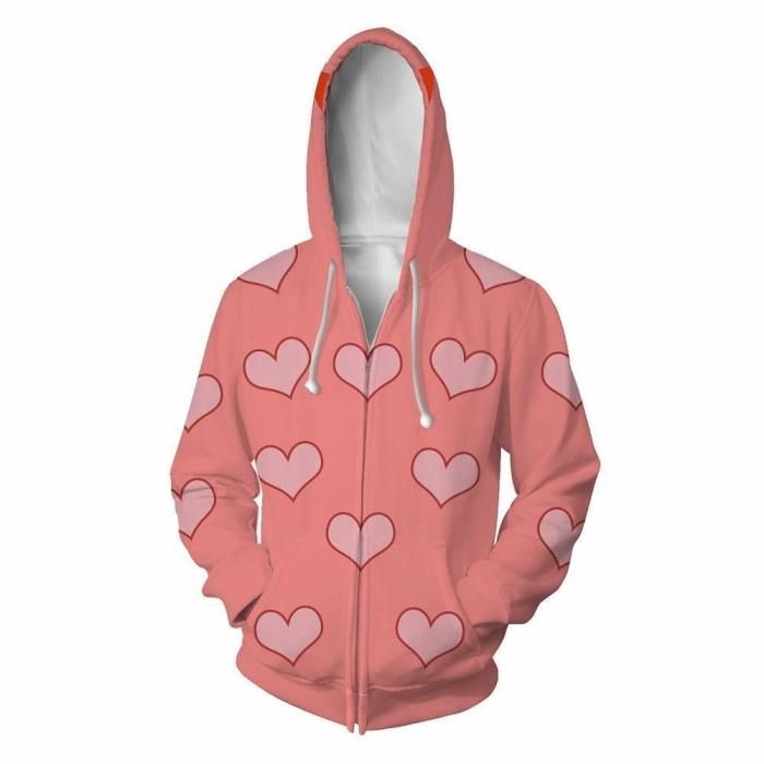 Birds Of Prey Harley Quinn Cosplay Costume Hoodie Jacket Coat Sweatshirt Pink Hoodie S-4Xl