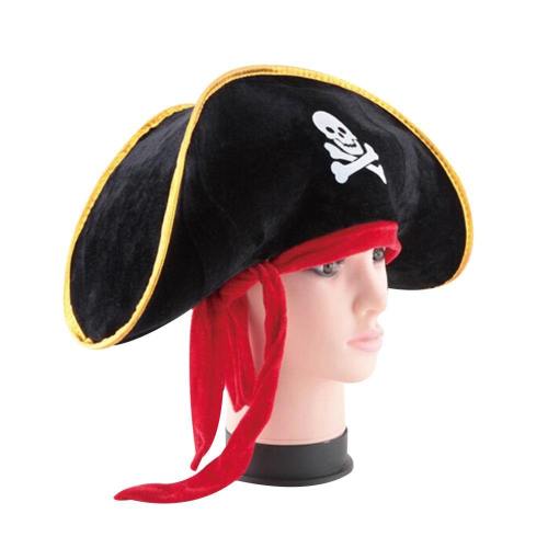 Halloween Accessories Skull Hat Caribbean Pirate Hat Skull Piracy Cap Corsair Cap
