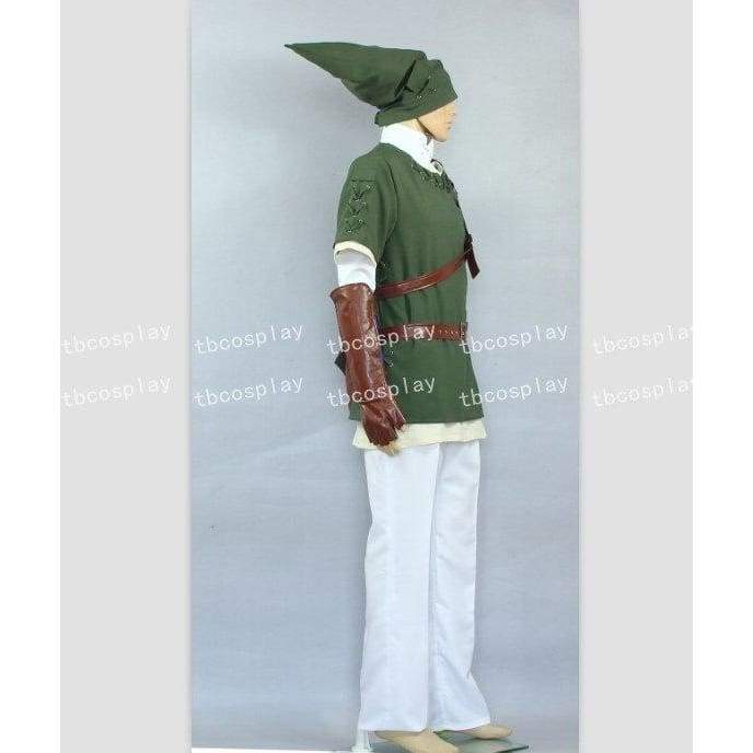 The Legend Of Zelda  Link Green Deluxe Cosplay Costume