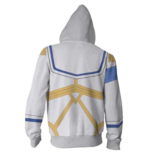 Unisex Satsuki Kiryuin Hoodies Kill La Kill Zip Up 3D Print Jacket Sweatshirt