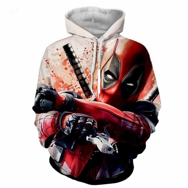 Deadpool Hoodie - Pullover Hoodie Csos00T