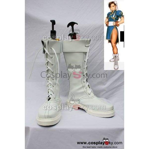 Street Fighter Chun Li Cosplay Boots Shoes